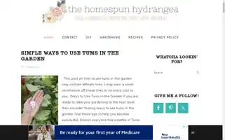Thehomespunhydrangea.com Screenshot 2024-05-14 09:13:00