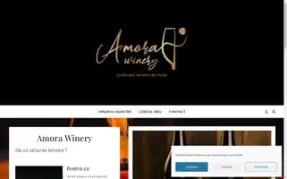 Amorawinery.ro Screenshot 2024-05-22 08:37:16