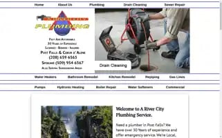 Arivercityplumbingservice.com Screenshot 2024-05-15 12:12:44