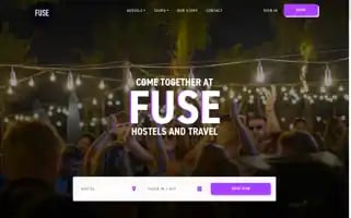 Fusehostelsandtravel.com Screenshot 2024-04-14 11:14:39