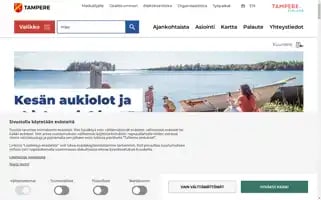 Tampere.fi Screenshot 2024-07-01 13:50:17