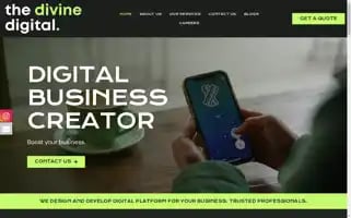 Thedivinedigital.com Screenshot 2024-05-23 12:40:25