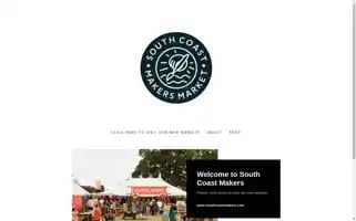 Southcoastmakersmarket.co.uk Screenshot 2024-06-29 19:56:32