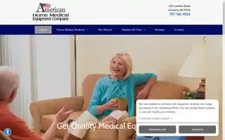 Americanhomemedicalcompany.com Screenshot 2024-05-15 11:32:59
