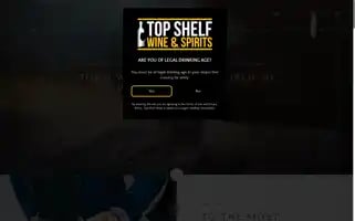 Topshelfwineandspirits.com Screenshot 2024-05-04 23:32:26
