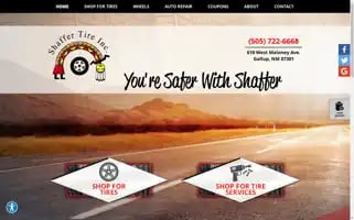 Shaffertireinc.com Screenshot 2024-05-16 16:56:19