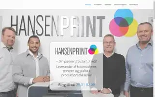 Hansenprint.dk Screenshot 2024-07-06 06:06:32