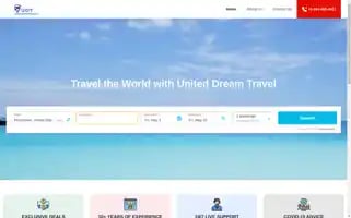 Uniteddreamtravel.com Screenshot 2024-04-26 07:16:38