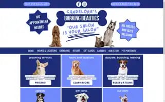 Candeloresbarkingbeauties.com Screenshot 2024-05-15 16:24:37