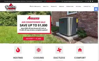 Deltaairsystems.com Screenshot 2024-05-09 09:14:38