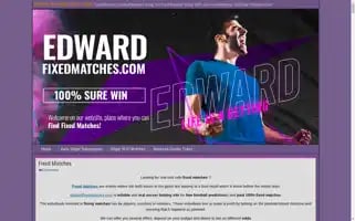 Edwardfixedmatches.com Screenshot 2024-06-13 10:39:55