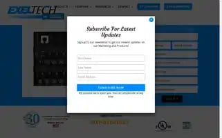Exeltech.com Screenshot 2024-06-30 06:52:28