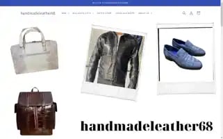 Handmadeleather68.com Screenshot 2024-04-24 01:40:45
