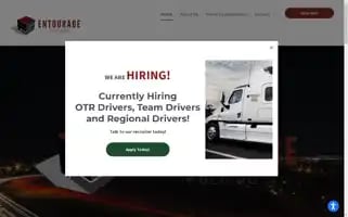 Entouragetrucking.com Screenshot 2024-04-19 12:13:38