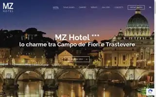 Mzhotelrome.com Screenshot 2024-04-15 16:50:49
