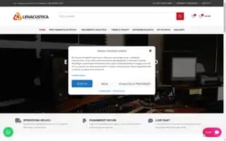 Lenacustica.it Screenshot 2024-05-18 03:30:53