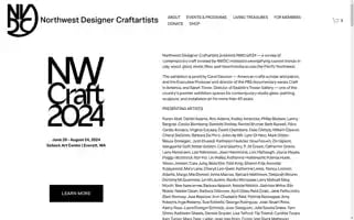 Nwdesignercraftartists.org Screenshot 2024-07-02 04:11:57