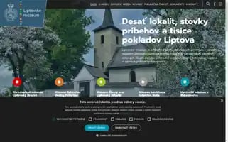 Liptovskemuzeum.sk Screenshot 2024-07-10 02:14:08