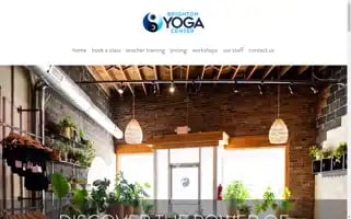 Brightonyogacenter.com Screenshot 2024-05-08 21:45:35