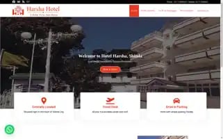 Harshahotelshimla.com Screenshot 2024-04-14 23:51:43
