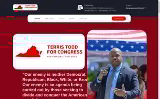 Terristodd4congress.com Screenshot 2024-06-16 07:26:25
