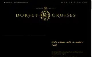 Dorsetcruises.co.uk Screenshot 2024-06-11 21:10:49
