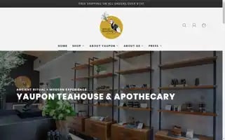 Yauponteahouse.com Screenshot 2024-05-04 18:48:36