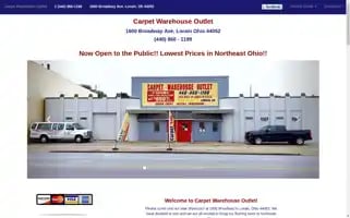 Carpetwarehouselorain.net Screenshot 2024-05-15 16:42:39