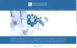 Thekahlertfoundation.org Screenshot 2024-07-04 13:32:03