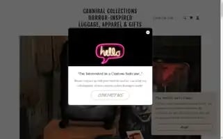 Cannibalcollectionsluggage.com Screenshot 2024-04-17 08:44:11