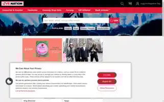 Livenation.no Screenshot 2024-07-06 22:58:45