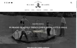 Catholicgentleman.com Screenshot 2024-07-01 14:46:54