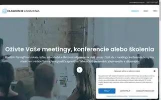 Hlasovaciezariadenia.sk Screenshot 2024-06-15 22:08:23