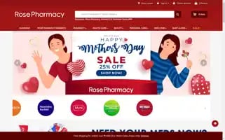 Rosepharmacy.com Screenshot 2024-05-13 18:09:13