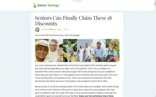 Seniorsavingz.org Screenshot 2024-05-16 16:44:10