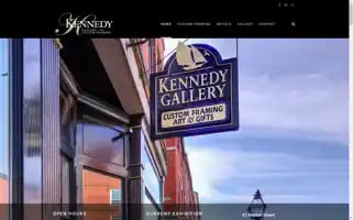 Kennedygalleryandframing.com Screenshot 2024-06-12 10:56:00
