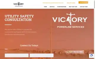 Victorypowerlineservices.com Screenshot 2024-07-06 09:09:08
