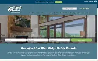Southerncomfortcabinrentals.com Screenshot 2024-05-14 00:35:56