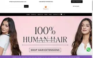 Romyshanthumanhair.com Screenshot 2024-05-29 11:22:08