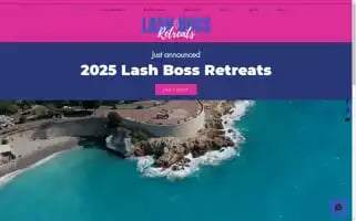 Lashbossretreats.com Screenshot 2024-07-02 17:39:15