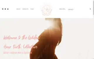 Goldenhourbirthcollective.com Screenshot 2024-05-26 02:15:08