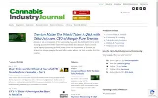 Cannabisindustryjournal.com Screenshot 2024-06-28 19:08:37