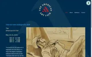 Theamericanartfair.com Screenshot 2024-07-02 14:32:09