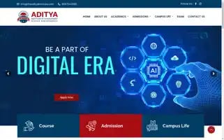 Theadityainstitute.com Screenshot 2024-05-20 10:26:41