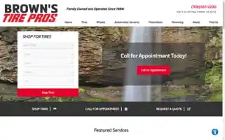 Brownstirepros.com Screenshot 2024-05-15 15:45:27