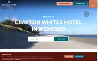 Claytonwhiteshotel.com Screenshot 2024-04-17 06:39:35