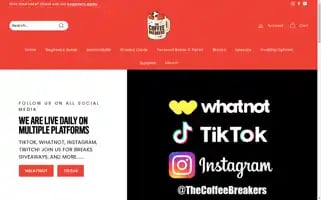 Thecoffeebreakers.com Screenshot 2024-05-04 23:07:57