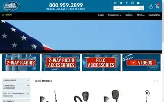 Kleinelectronics.com Screenshot 2024-05-12 15:11:35