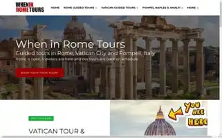 Wheninrometours.com Screenshot 2024-04-19 08:44:46