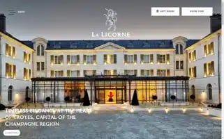 Lalicorne-hotelspa.com Screenshot 2024-04-19 07:46:49